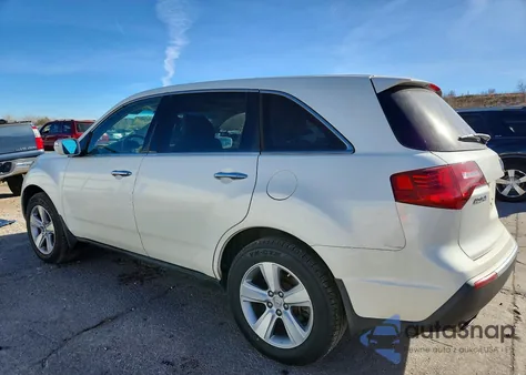 2011 Acura Mdx из США, поврежденный, VIN 2HNYD2H2XBH526962